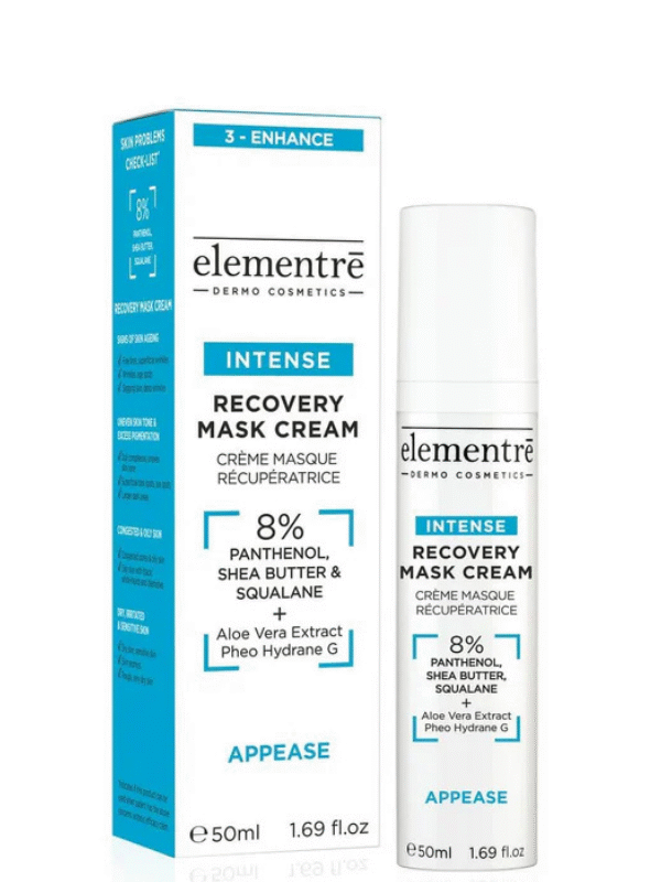 Elementrē 8% pantenooliga taastav mask-kreem, 50 ml