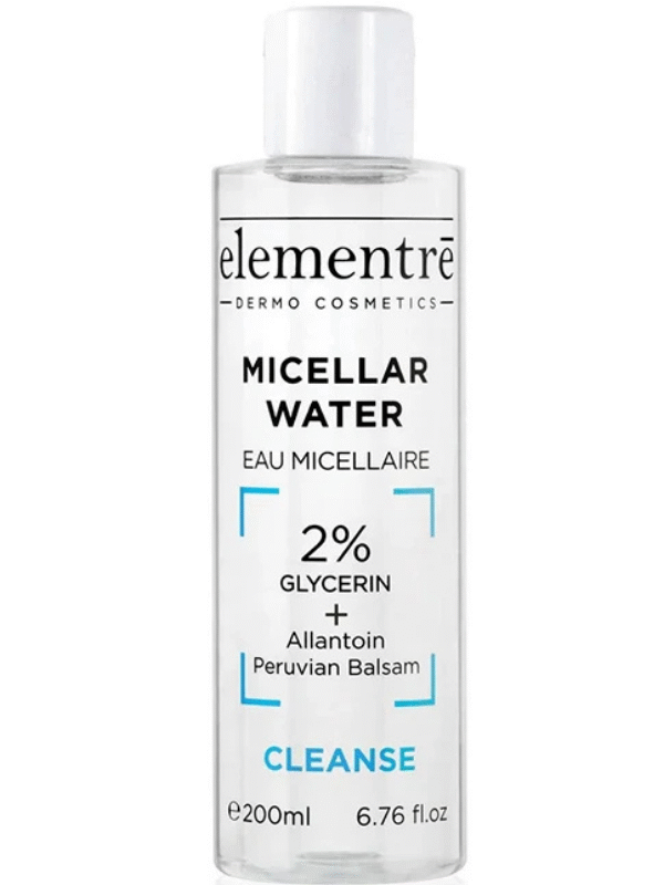 Mitsellaarvee kasutamine Kasuta hommikul, õhtul ning vastavalt vajadusele, et puhastada nahk mustusest ja valmistada see ette järgnevateks nahahooldustoodeteks. Sobib kasutamiseks ka päeva jooksul, kui vajad kiiret värskendust. Kanna lahus vatipadjale ning libista sellega õrnalt üle silmaümbruse, näo, kaela ja dekoltee. Pärast kasutamist ei ole vaja nahka veega loputada. Parima tulemuse saavutamiseks jätka Elementrē seerumi ja/või teiste niisutavate toodetega. Päevasel ajal on soovitatav kasutada päikesekaitsevahendit, et pakkuda nahale tõhusat kaitset UV-kiirguse ja fotovananemise kahjuliku mõju eest. Aktiivained: Glütseriin: suurendab naha niiskust, leevendab kuivust. Allantoiin: niisutavad, rahustavad ja ärritusvastased omadused. Peruu palsam: aitab vältida bakterite kasvu. Koostis: Aqua (water), Glycerin, Poloxamer 184, Allantoin, Phenoxyethanol, PEG-40 Hydrogenated Castor Oil, Cetrimonium Bromide, Sodium Gluconate, Butylene Glycol, Propanediol, Sodium Hydroxide, Sodium Citrate, Mirabilis Jalapa Extract, Parfum (fragrance), Citric Acid.