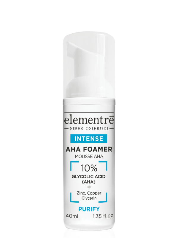 Elementrē kooriv 10% AHA puhastusvaht reisisuuruses, 40ml