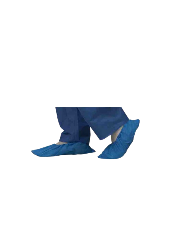 Medline disposable shoe covers (blue, 100 pcs)