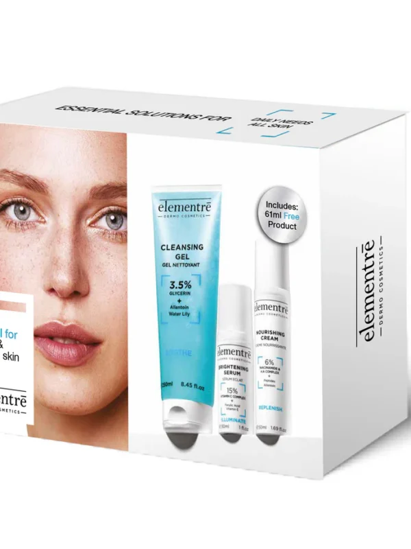 3-astmeline hoolduskomplekt igapäevaseks nahahoolduseks