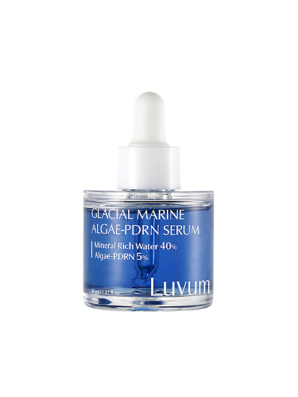 Luvum Glacial Marine Algae-PDRN Serum – rahustav ja nahabarjääri toetav PDRN-seerum, 30 ml