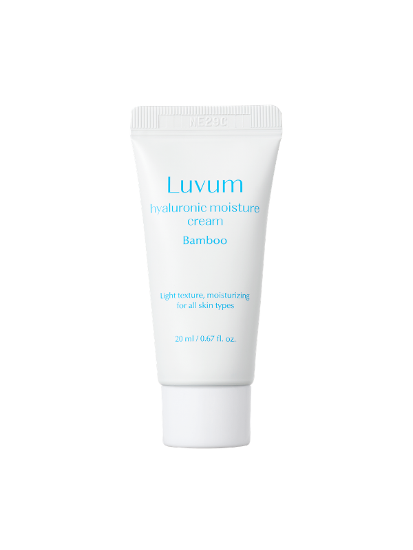 Luvum Bamboo Hyaluronic Moisture Cream – niisutav hüaluroonhappega näokreem reisisuuruses, 20 ml