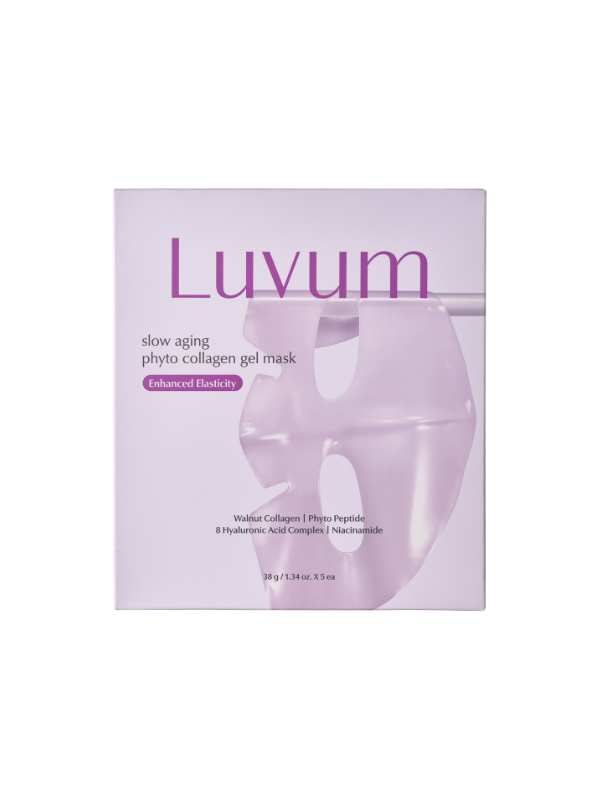 Luvum Slow Aging Phyto Collagen Gel Mask – pinguldav ja niisutav kollageeniga hüdrogeelmask, 5 tk