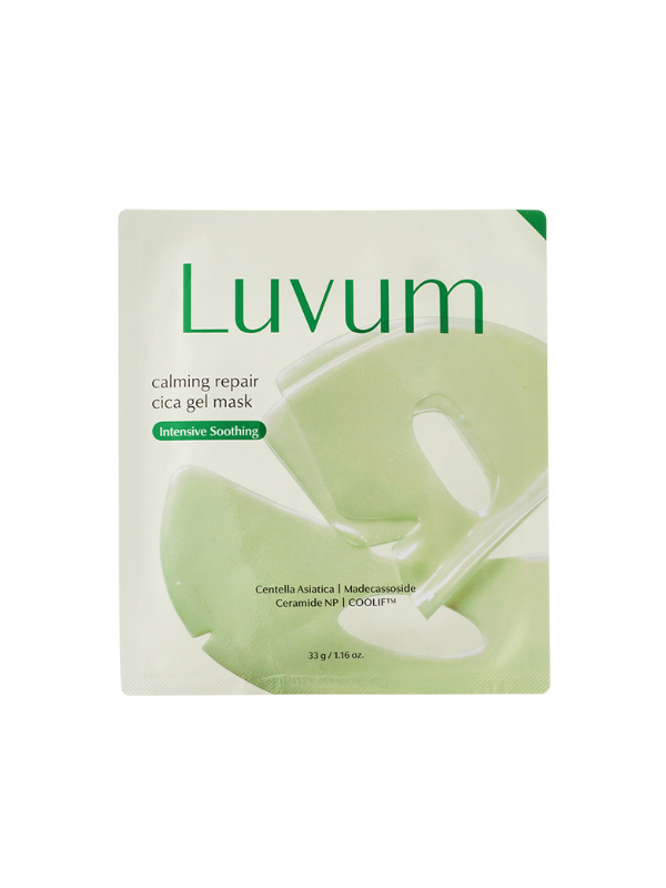 Luvum Calming Repair Cica Gel Mask – rahustav hüdrogeelmask, 5 tk