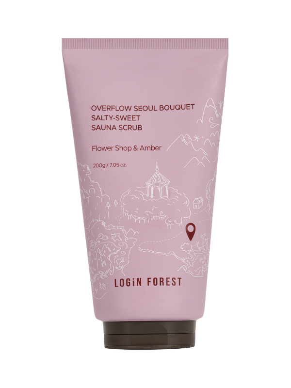 Login Forest Overflow Seoul Bouquet Salty-Sweet Sauna Scrub – soojendav kehakoorija, 200 g
