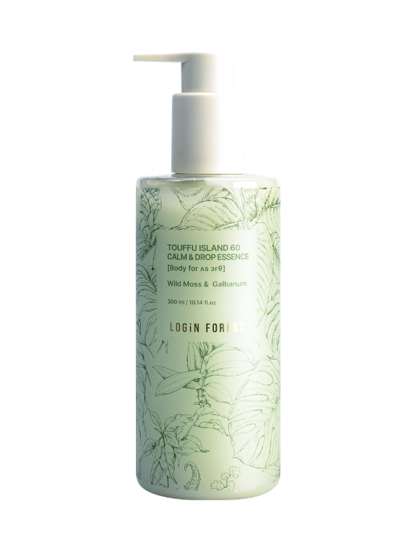 Login Forest Touffu Island 60 Calm & Drop Essence – rahustav ja niisutav kehaseerum, 300 ml