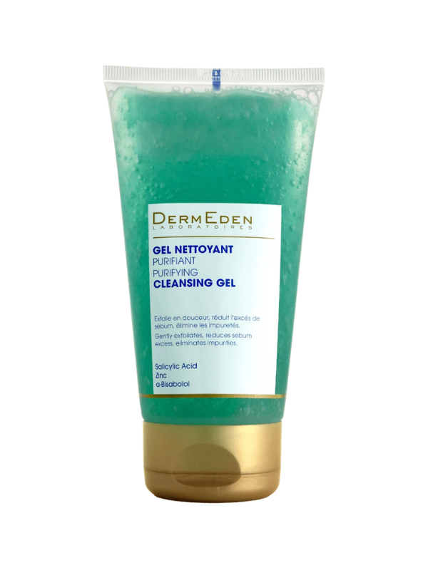 DermEden Purifying Cleansing Gel – puhastusgeel kombineeritud ja rasusele nahale, 150 ml