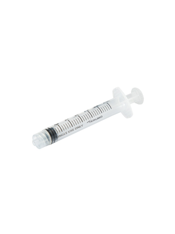 TERUMO steriilsed nõelata Luer Lock-süstlad, 3 ml, 100 tk
