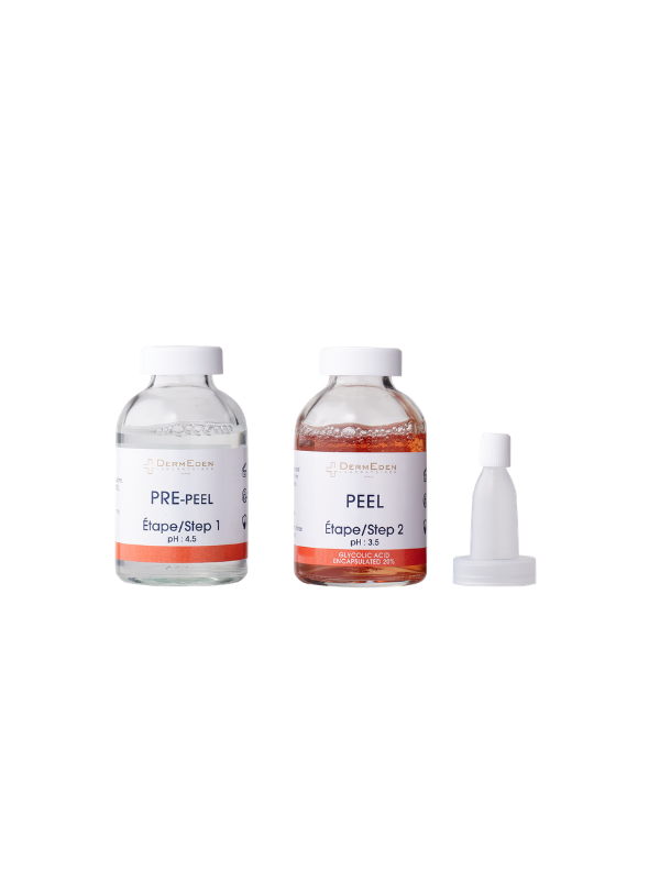 DermEden Advanced Protocole Advanced Peel – kaheetapiline glükoolhappekoorimine, 2 × 30 ml