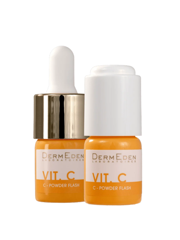 DermEden Advanced Protocole C-Powder Flash – 20% C-vitamiini seerumikuur, 2 × 2,3 ml